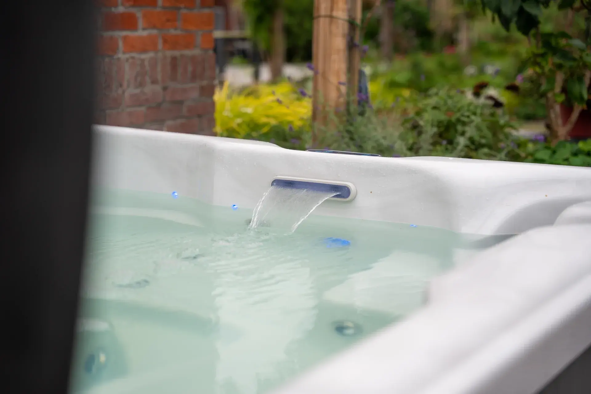 De waterval in de Goldline spa